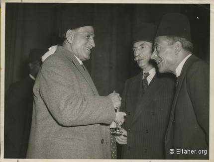 1950 - Nahhas Pasha and Ahmad Hilmi Pasha